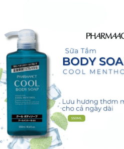 Sữa tắm Pharmaact Cool Body Soap Nhật Bản 550ml dành cho nam (3)