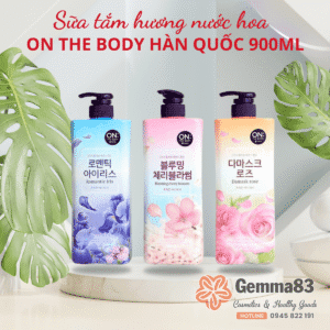 Sữa tắm hương nước hoa On The Body Hàn Quốc 900ml (3)