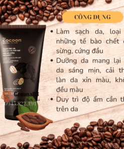 Tẩy da chết Cocoon cho da mặt Cafe Đăk Lăk 150ml (1)