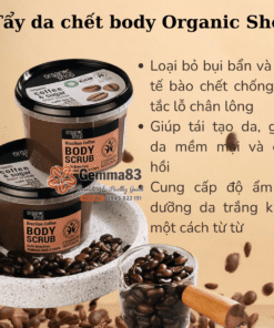 Tẩy da chết body Organic Coffee & Sugar Body Scrub 250ml (2)