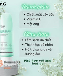 Tẩy tế bào chết Dr.G Brightening Peeling Gel 120g dạng gel dịu nhẹ, làm sáng da (4)