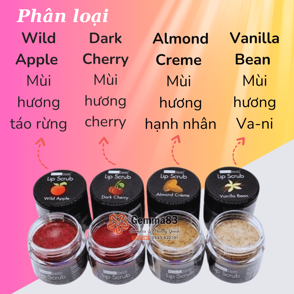 Tẩy tế bào chết môi Beauty Treats Lip Scrub 10 (5)