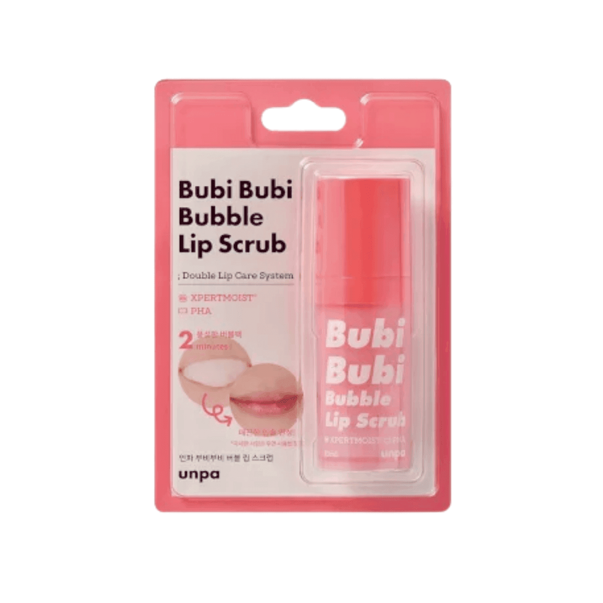 Tẩy tế bào chết môi Bubi Bubi Bubble Lip Scrub Red 10ml (2)
