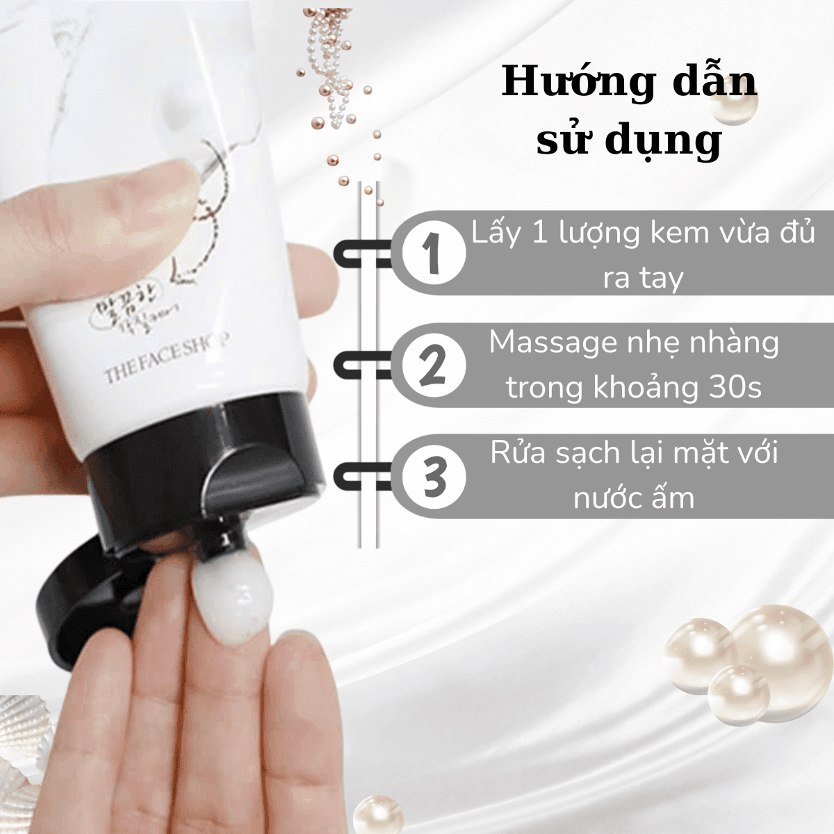 Tẩy tế bào chết ngọc trai The Face Shop 120ml (2)