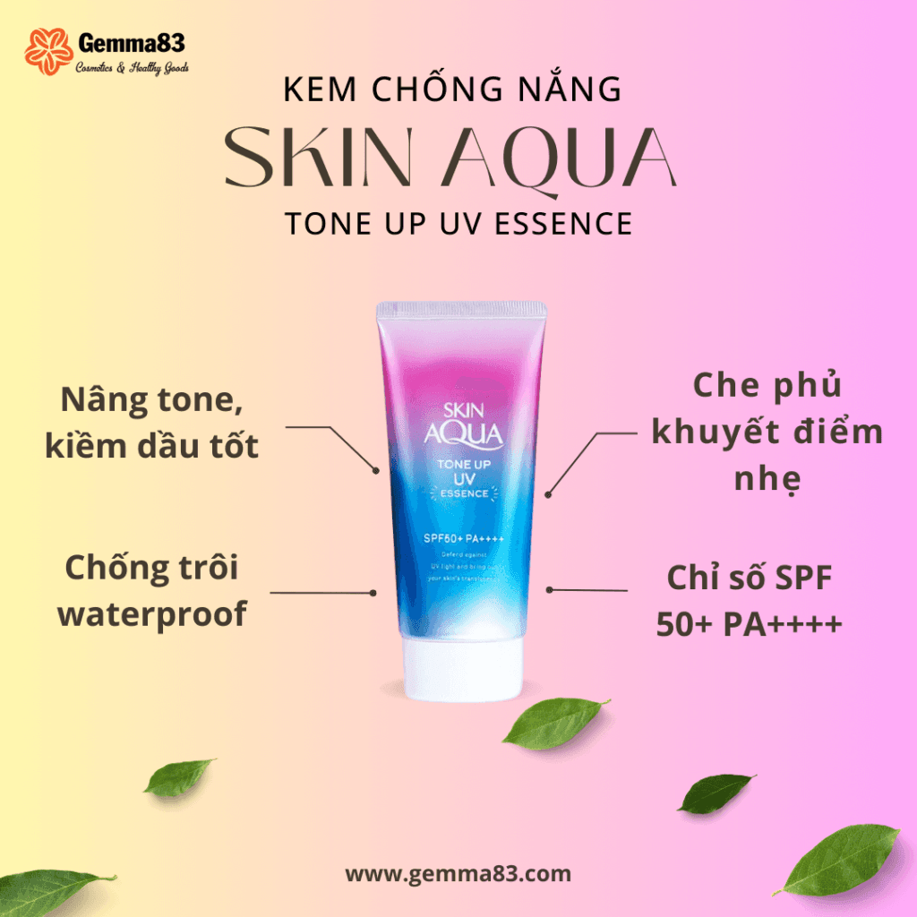 kem chống nắng nâng tone skin aqua tone up essence (2)