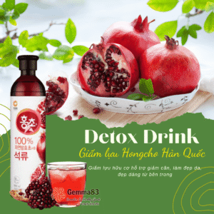 Giấm lựu hữu cơ Hongchu Hàn Quốc 900ml (3)