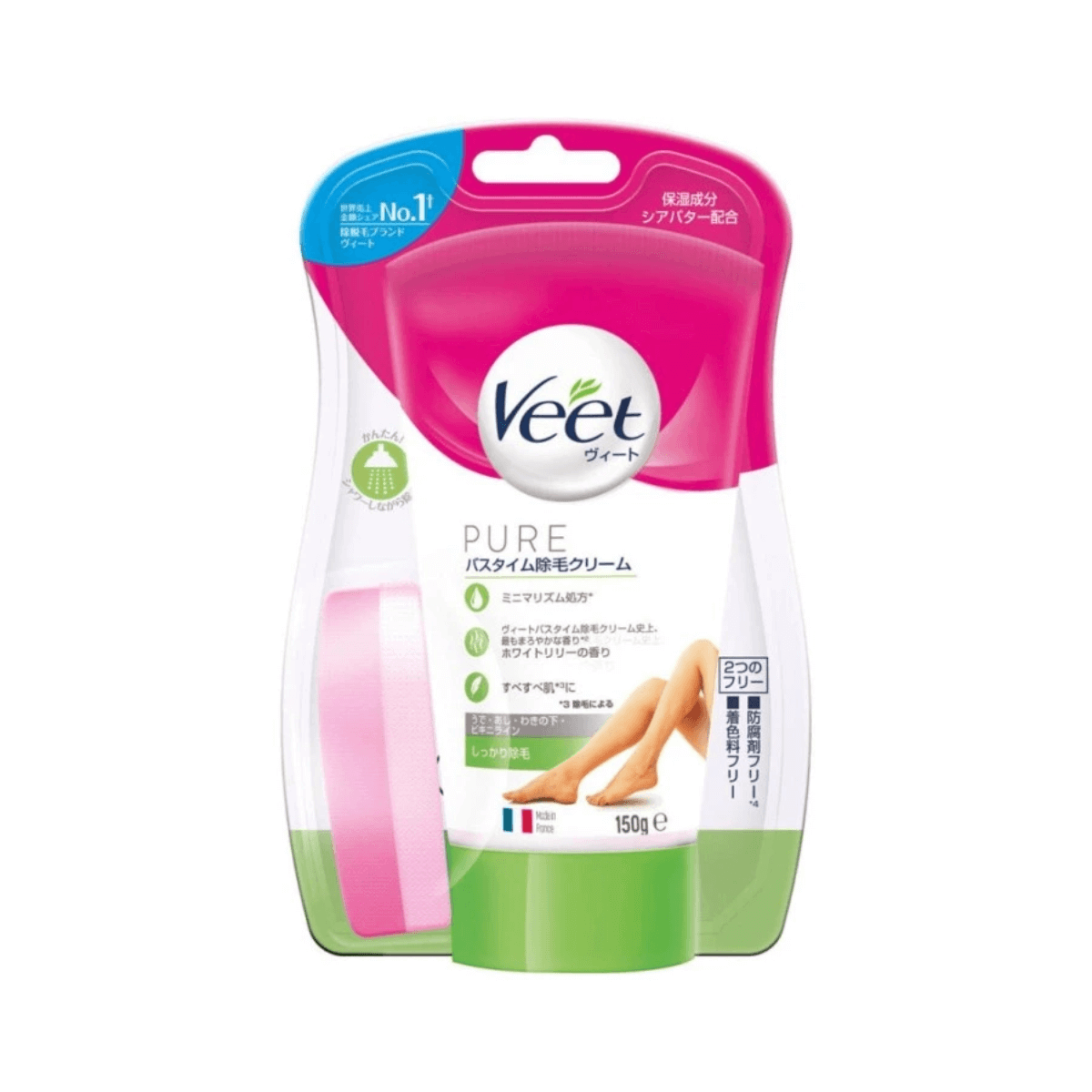 Kem tẩy lông Veet Pure nội địa Nhật Bản 150g (1)