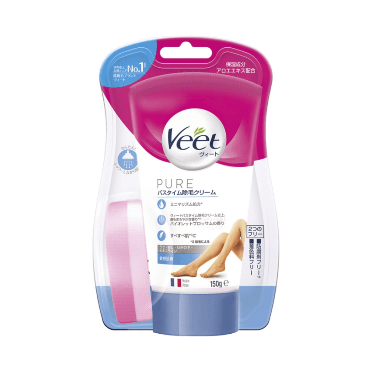 Kem tẩy lông Veet Pure nội địa Nhật Bản 150g (2)