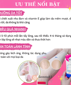 Kem tẩy lông Veet nội địa Nhật (4)
