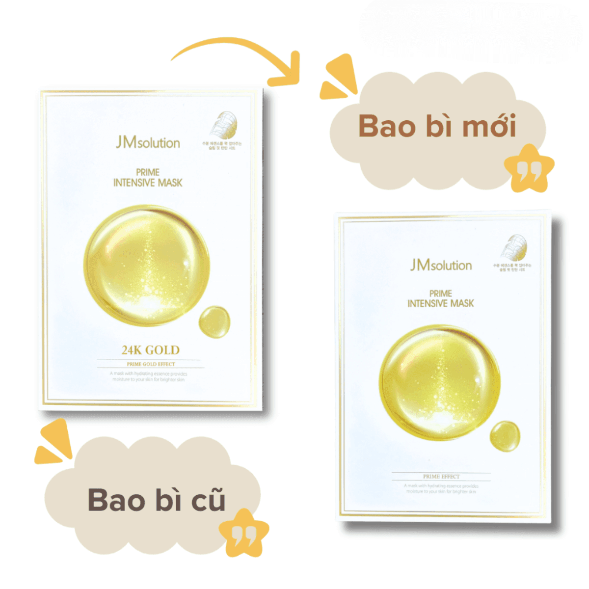 Mặt nạ JM Solution vàng 24K Prime Gold Premium Foil Mask 35ml cấp ẩm, giảm nếp nhăn (3) Mặt nạ JM Solution vàng 24K Prime Gold Premium Foil Mask 35ml cấp ẩm, giảm nếp nhăn (3)
