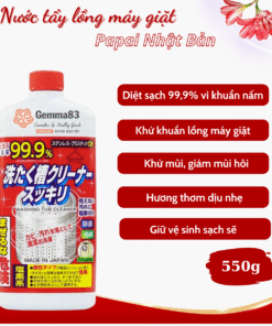 Nước tẩy lồng máy giặt Papai Nhật Bản 550g (3)