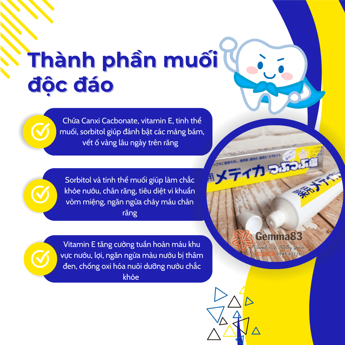 Kem đánh răng muối Sunstar Nhật Bản 170g (4) Kem đánh răng muối Sunstar Nhật Bản 170g (4)