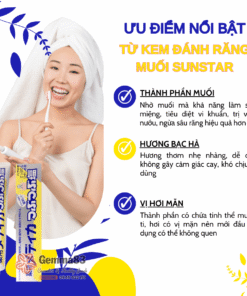 Kem đánh răng muối Sunstar Nhật Bản 170g (5)
