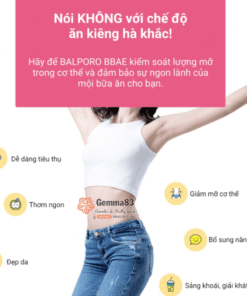 Viên sủi Balporo BBae Hàn Quốc kiểm soát cân nặng hộp 30 viên (1)